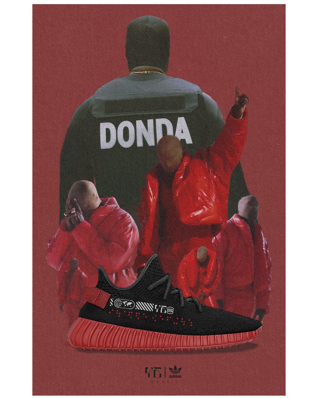 Donda / Yeezy — sneaker concept poster by James Marshel