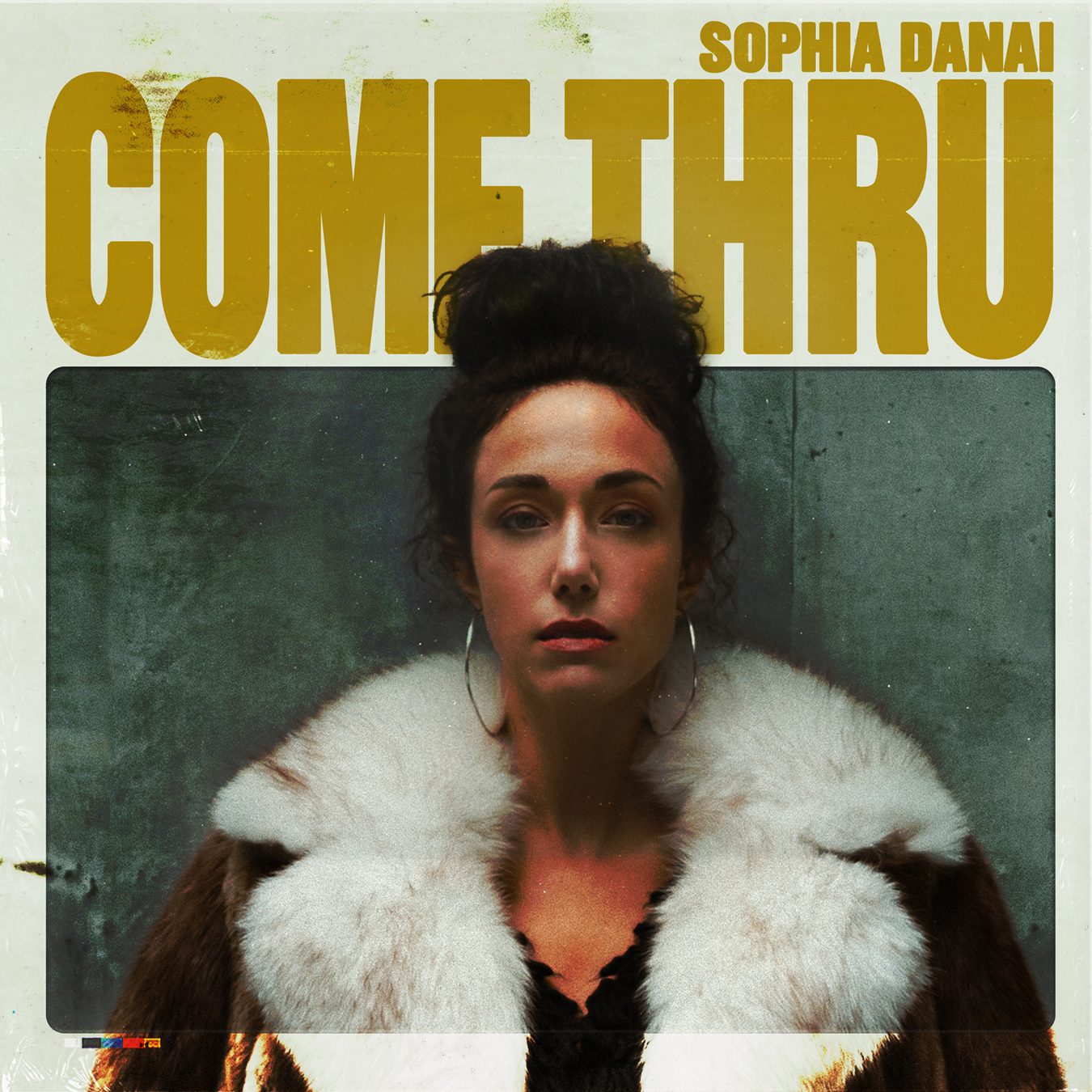 Sophia Danai — Wishing Well Redux single cover with The Dirty Sample, red with white falling figure, designed by James Marshel