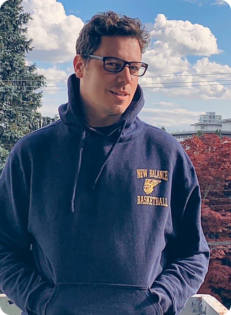 Portrait of James Marshel, Vancouver-based designer and illustrator